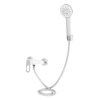 Фото Змішувач для душу Lidz Latwa 010 (з душовим гарнітуром) (k40) White