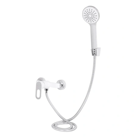 Фото Змішувач для душу Lidz Latwa 010 (з душовим гарнітуром) (k40) White