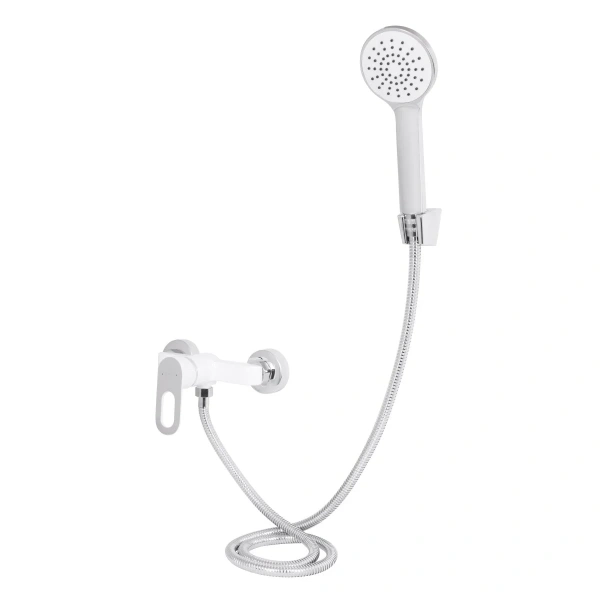 Фото Змішувач для душу Lidz Latwa 010 (з душовим гарнітуром) (k40) White