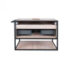 Тумба підвісна Qtap Taurus 800х476х469 Whitish oak зі стільницею
