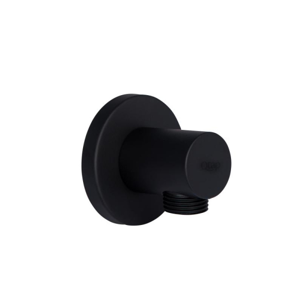 Підключення для душового шланга Qtap Fixsit у чорному кольорі