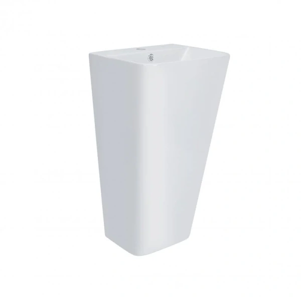 Раковина підлогова моноблок Qtap Tern 440х380х830mm White з донним клапаном QT1711G302W