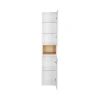 Пенал підвісний Qtap Robin 350х1650х316 Graphite/Whitish