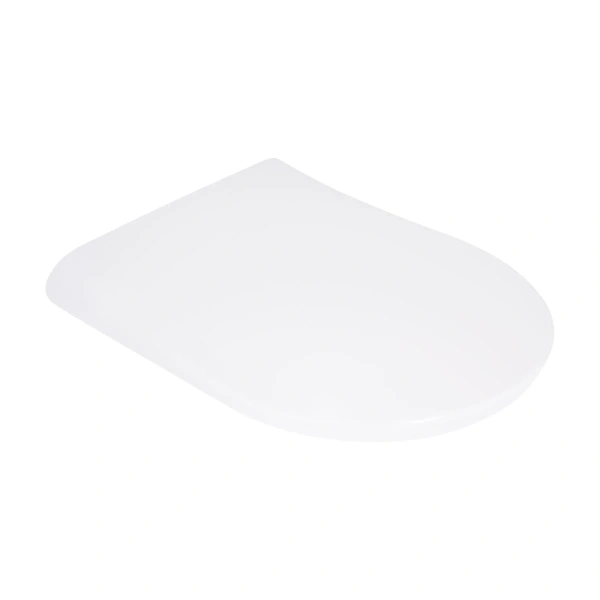 Qtap Сидіння для унітаза (Robin 490, Scorpio 490) 430x363x60 мм, White, з мікроліфтом, Slim Duroplast, MagLock