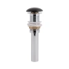 Донний клапан для раковини Qtap PU03 225х70х70 Matt black