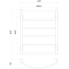 Фото Рушникосушка водяна Qtap Classic