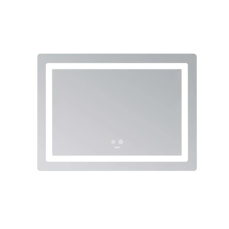 Дзеркало Lidz Kubis (KU2) 700х500 з LED-підсвічуванням Touch, з антизапотіванням, з регулюванням яскравості