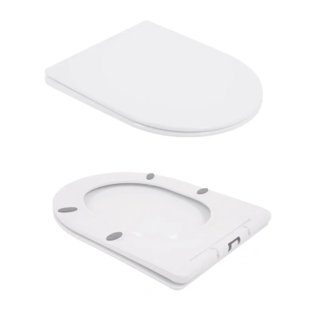 Унітаз підлоговий Qtap Swan Ultra Quiet з сидінням Soft-close 640x360x835 мм White