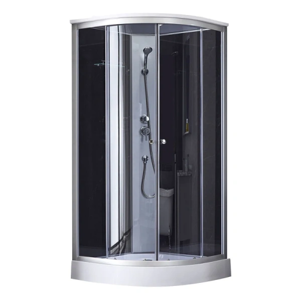 Душовий бокс Qtap SAT (Black/Grey)