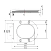 Qtap Сидіння для унітаза (Jay 640, Swan 640) 422x360x30 мм, White, з мікроліфтом, Slim Duroplast, Quick Release