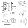Комплект унітаз з сидінням Qtap Swan + інсталяція Grohe Rapid SL + набір для гігієнічного душу