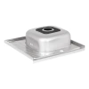Фото Кухонна мийка Lidz 6060-R Decor 0,6 мм
