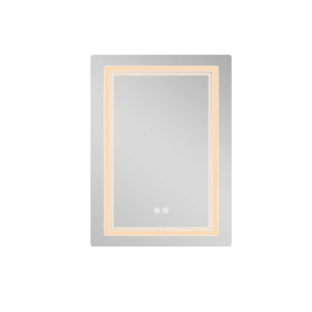 Дзеркало Qtap Cardinal (CA2) 600х800 з LED-підсвічуванням Touch, з антизапотіванням, з димером, рег. темп. кольору (3000-6500K)
