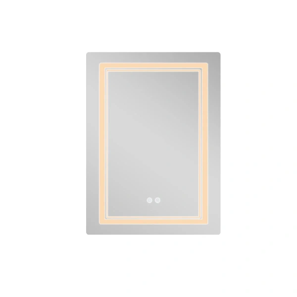 Дзеркало Qtap Cardinal (CA2) 600х800 з LED-підсвічуванням Touch, з антизапотіванням, з димером, рег. темп. кольору (3000-6500K)