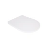 Сидіння для унітаза підлогового (Grand) 560×363×30 мм, White, з мікроліфтом, Slim Duroplast, Quick Release Qtap