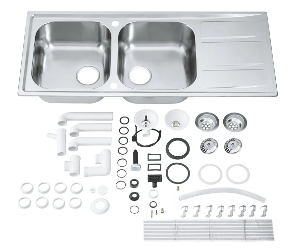 Фото Мийка для кухні з ексцентриком GROHE K-SERIES K 400