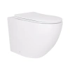 Унітаз підвісний білий 520x365x365 мм. з сидінням Slim Duroplast Qtap Robin