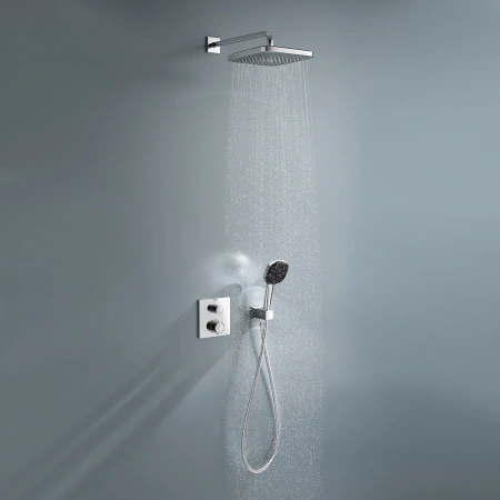Фото Душова система прихованого монтажу термостатична Grohe QuickFix Precision Grohtherm Cube