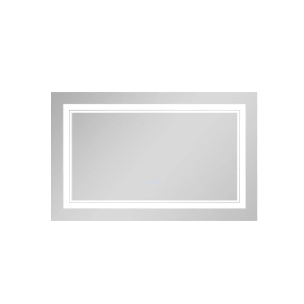 Дзеркало Qtap Cardinal (CA1) 800х500 з LED-підсвічуванням Touch, з антизапотіванням, з димером, рег. темп. кольору (3000-6500K)