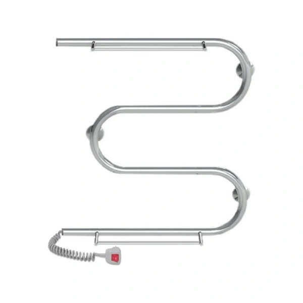 Рушникосушка електрична Lidz Snake shelf 500x500 LE з полицею