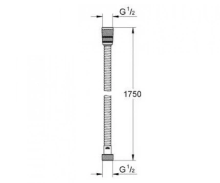 Фото Душовий шланг 1,75 м GROHE ROTAFLEX