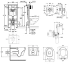 Комплект унітаз з сидінням Qtap Swan WHI + інсталяція Grohe Rapid SL + набір для гігієнічного душу