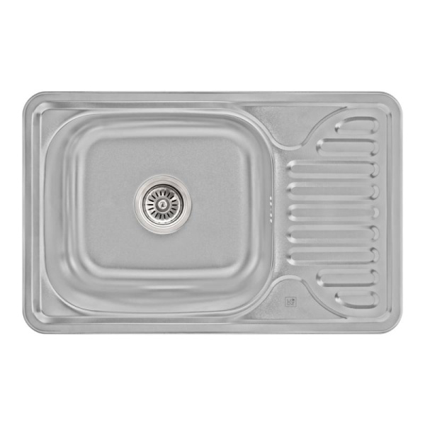 Кухонна мийка Lidz 6642 Micro Decor 0,8 мм