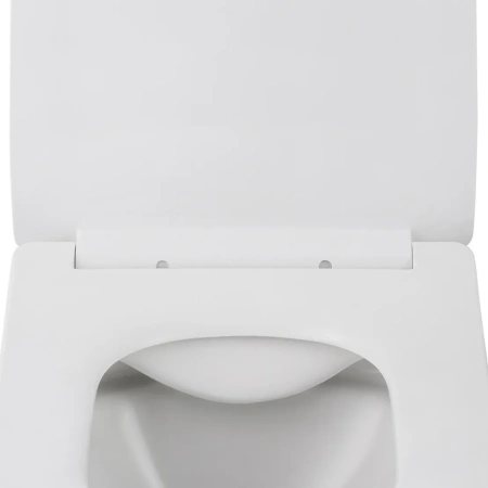 Унітаз підвісний безобідковий Kroner Eifel WHI523629 RIMLESS з сидінням (KE523629WHIR)