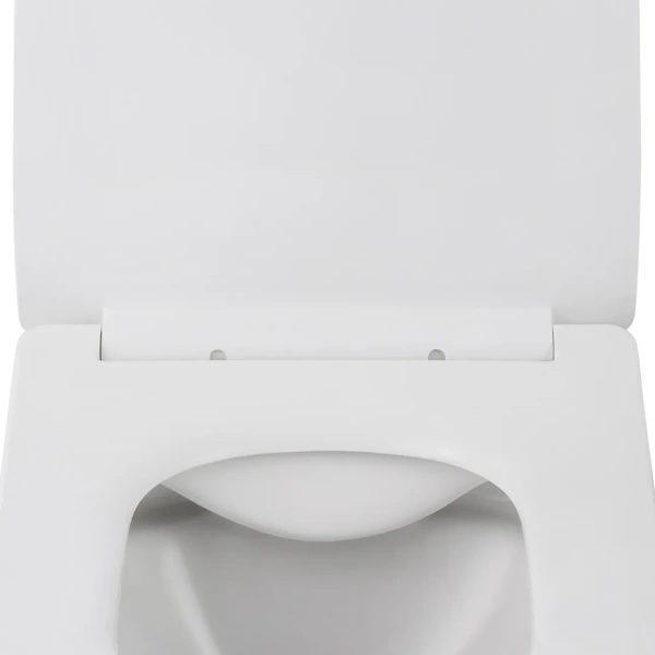Унітаз підвісний безобідковий Kroner Eifel WHI523629 RIMLESS з сидінням (KE523629WHIR)