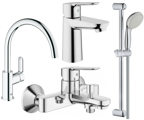 Набір змішувачів 4 в 1 GROHE BAU EDGE