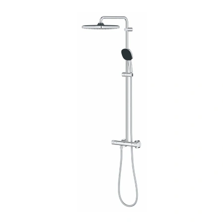 Фото Набір змішувачів 2 в 1 для ванної кімнати Grohe QuickFix Vitalio Comfort Cube зі змішувачем для раковини Dice (UA203101TM)