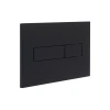 Клавіша змиву Qtap Standard 152x236x28 мм, Matt Black, лінійна