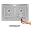Фото Кухонна мийка Lidz 5080 Decor 0,8 мм