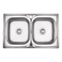 Кухонна мийка Lidz 7948 Decor 0,8 мм