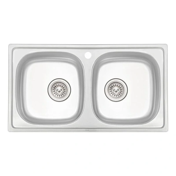Кухонна мийка Qtap 78*43-B Micro Decor 0,8 мм