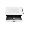 Комплект Qtap Taurus 700х580х437 White/Whitish oak підвісна тумба + раковина врізна