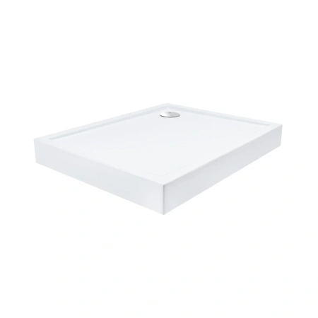 Фото Набір Qtap душова кабіна Capricorn Clear 2020x1000x800 мм + піддон Tern 100x80x12 см з сифоном