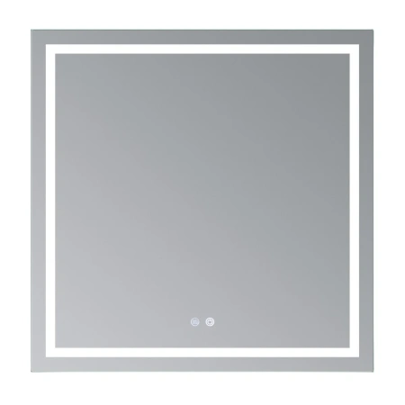 Дзеркало Qtap Mideya (MI1) 800x800 з LED-підсвічуванням Touch, з антизапотіванням, димером, рег. яскравості