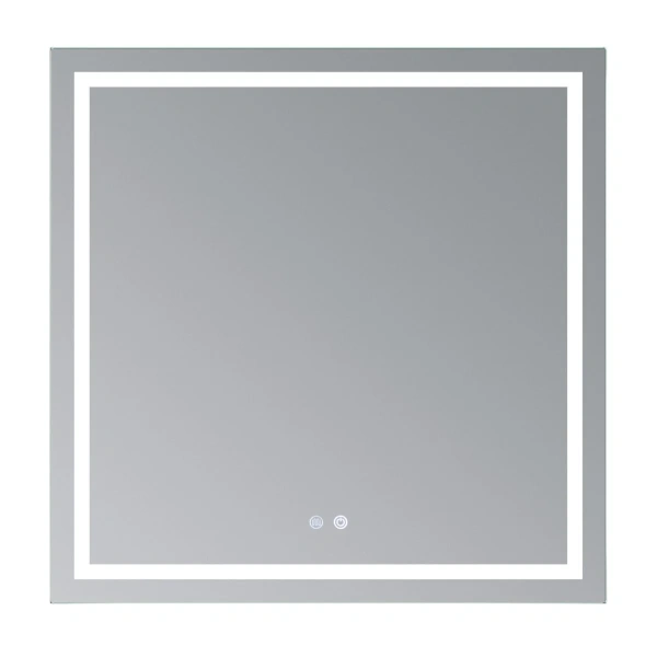 Дзеркало Qtap Mideya (MI1) 800x800 з LED-підсвічуванням Touch, з антизапотіванням, димером, рег. яскравості
