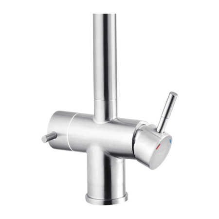 Змішувач для кухні на дві води з гнучким виливом Kroner Klassisch