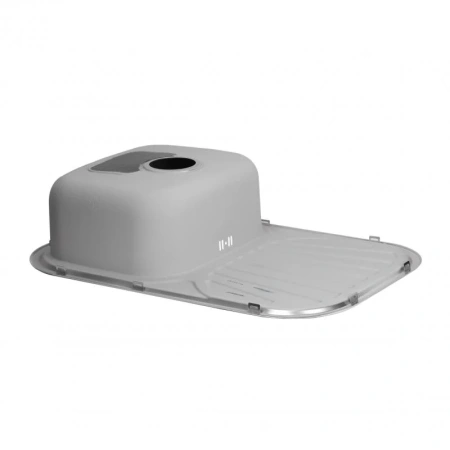 Фото Кухонна мийка Qtap 7448 Satin 0,8 мм