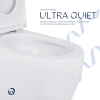 Унітаз підлоговий Qtap Robin New Ultra Quiet безобідковий з сидінням Soft-close WHITE