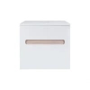 Тумба підвісна Qtap Virgo 600х476х469 White/Whitish oak зі стільницею