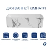 Раковина накладна Qtap Tern 480x370x135 мм, Marble, прямокутна, з донним клапаном