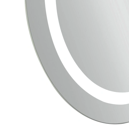 Дзеркало Qtap Gemini 500х700 з LED-підсвічуванням Touch, з антизапотіванням, з димером, рег. темп. кольору (3000-6500K)