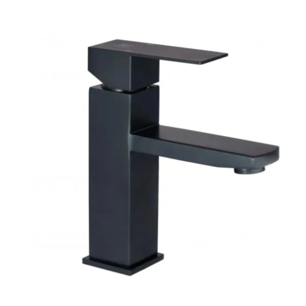 Змішувач для раковини Lidz Kubis у чорному кольорі
