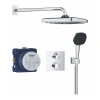 Душова система прихованого монтажу термостатична Grohe QuickFix Precision Grohtherm Cube