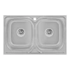 Кухонна мийка Lidz 5080 Decor 0,8 мм