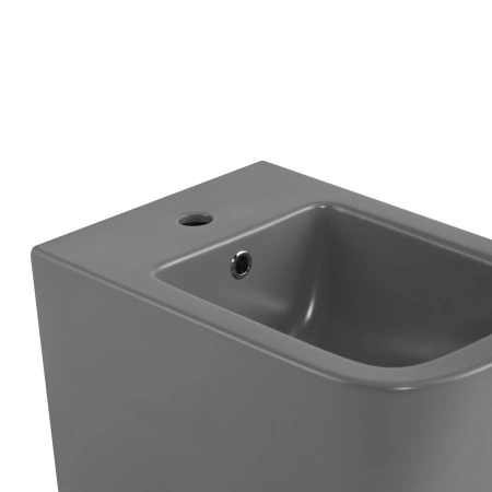 Біде підвісне Qtap Tern 520x350x330 мм, Stone grey