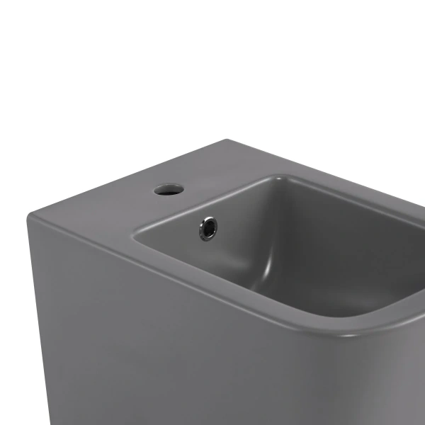 Біде підвісне Qtap Tern 520x350x330 мм, Stone grey